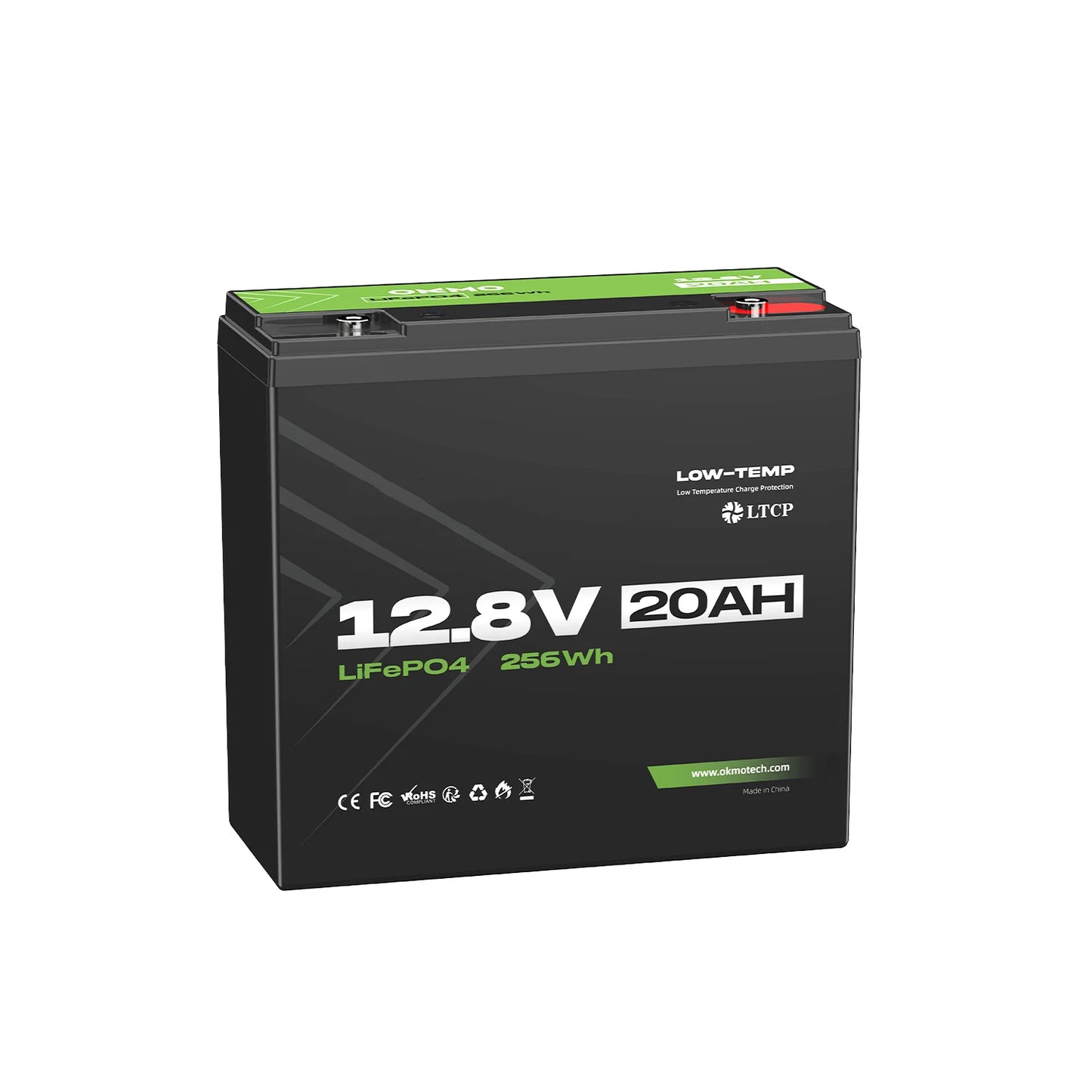 Grand Tai 12V 20Ah LiFePO4 Lithium BatteryDeep Cycles for Kayak Fish Finder
